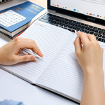 **

A student studying Japanese with textbooks and flashcards at a desk, a JLPT study guide visible, fully clothed, in a bright and organized study room, safe for work, appropriate content, professional, perfect anatomy, correct proportions, well-formed hands, proper finger count, natural body proportions, realistic, high quality.

**
