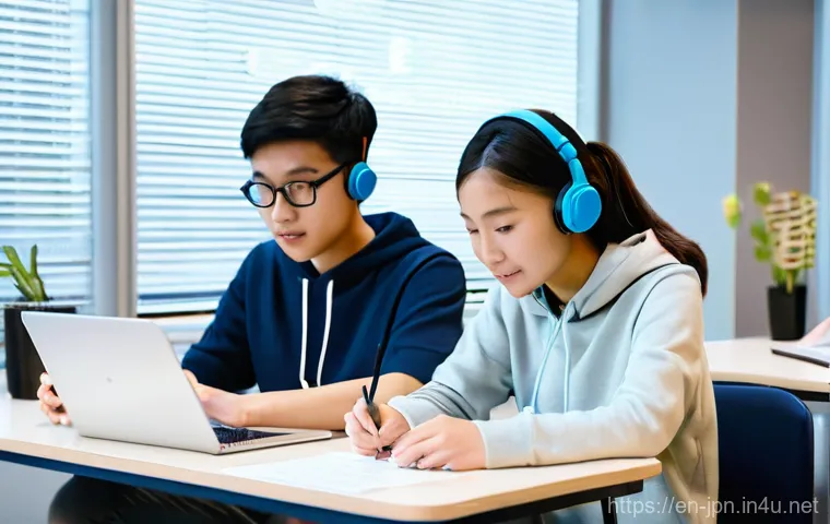 JLPT 스터디 그룹 운영 팁 - **Collaborative Grammar Deep Dive in a Cafe:**
    "A small, diverse group of three university stude...