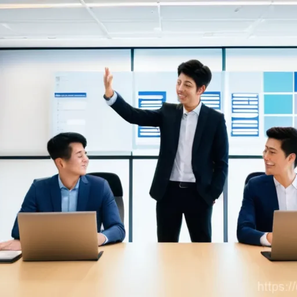 JLPT 취득 후 일본 취업의 장단점 - **Prompt:** "A diverse group of young professionals in their late 20s to mid-30s, including both for...