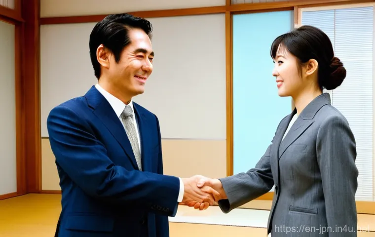 JLPT 취득 후 일본 취업의 장단점 - **Prompt:** "A diverse group of young professionals in their late 20s to mid-30s, including both for...