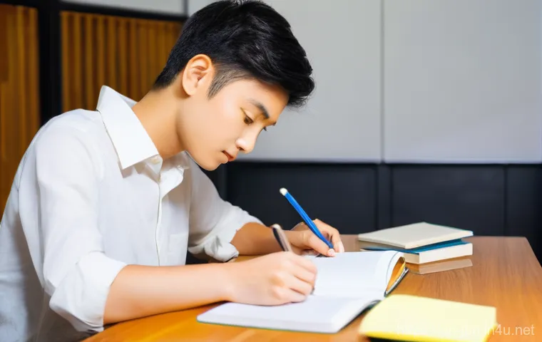 JLPT와 일본어 학습을 위한 심리학 연구 - **Growth Mindset in Kanji Mastery**: A focused young adult, gender-neutral and of East Asian ethnici...