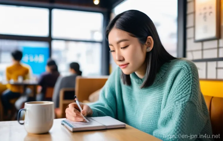 JLPT와 일본어 통번역 전문가의 경험담 - **Prompt:** A young adult, gender-neutral, in their mid-20s, dressed in a stylish yet modest sweater...