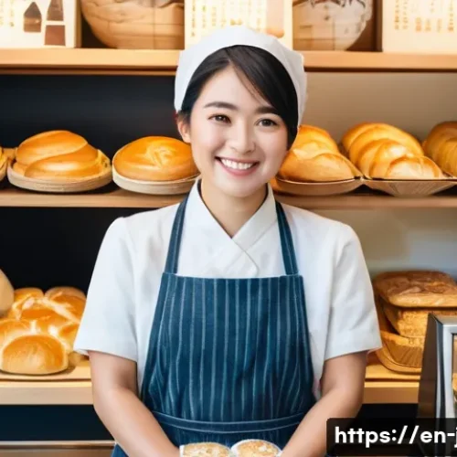 Home 28 JLPT와 일본 내 관광 산업 연구 사례 - **Prompt: A heartfelt interaction at a local Japanese bakery.**
"A young, diverse traveler, dres...