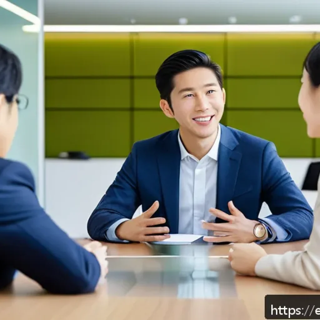 JLPT와 글로벌 비즈니스 성공 사례 - A professional business meeting scene in a modern Tokyo office, featuring diverse multinational team...